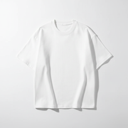 Playera de algodón 100% unisex holgada cuello redondo - 1