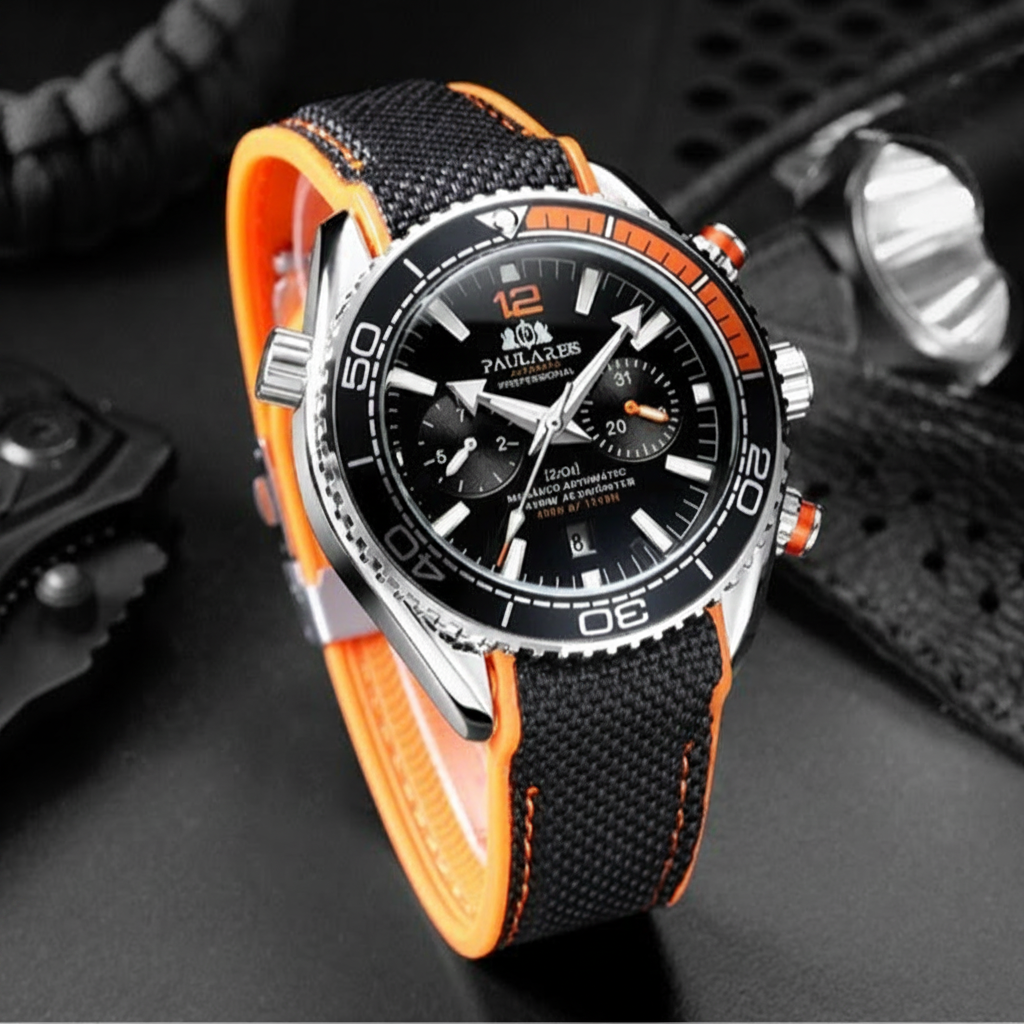 Reloj Mecánico Deportivo PAULAREIS Hombre Luminoso - 3