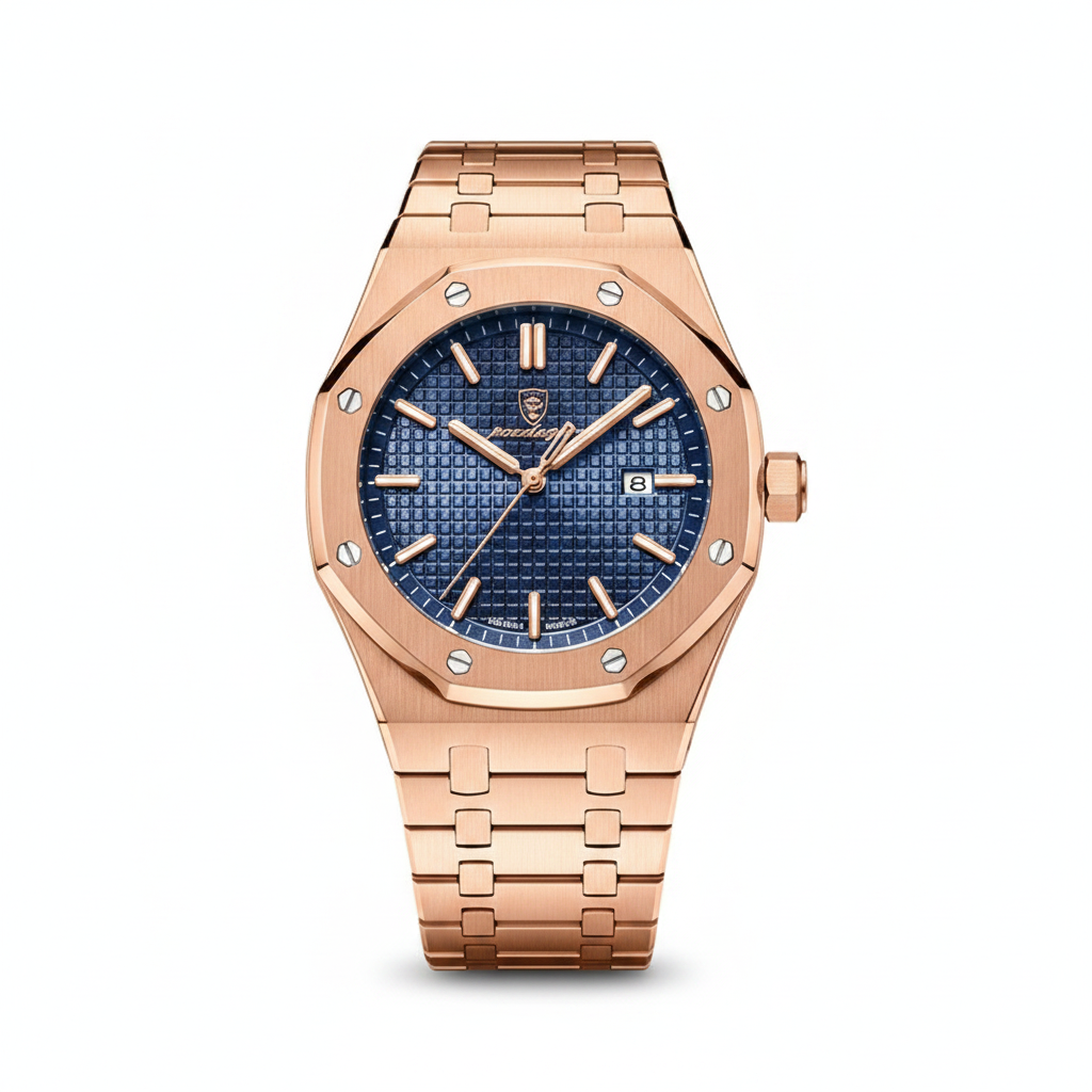 Reloj POEDAGAR para hombre con luz nocturna y calendario - 1