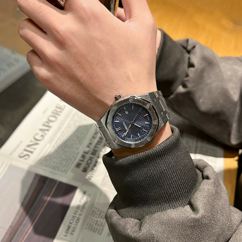 Reloj de hombre AIMANA cuarzo acero inoxidable 40.5mm - 2