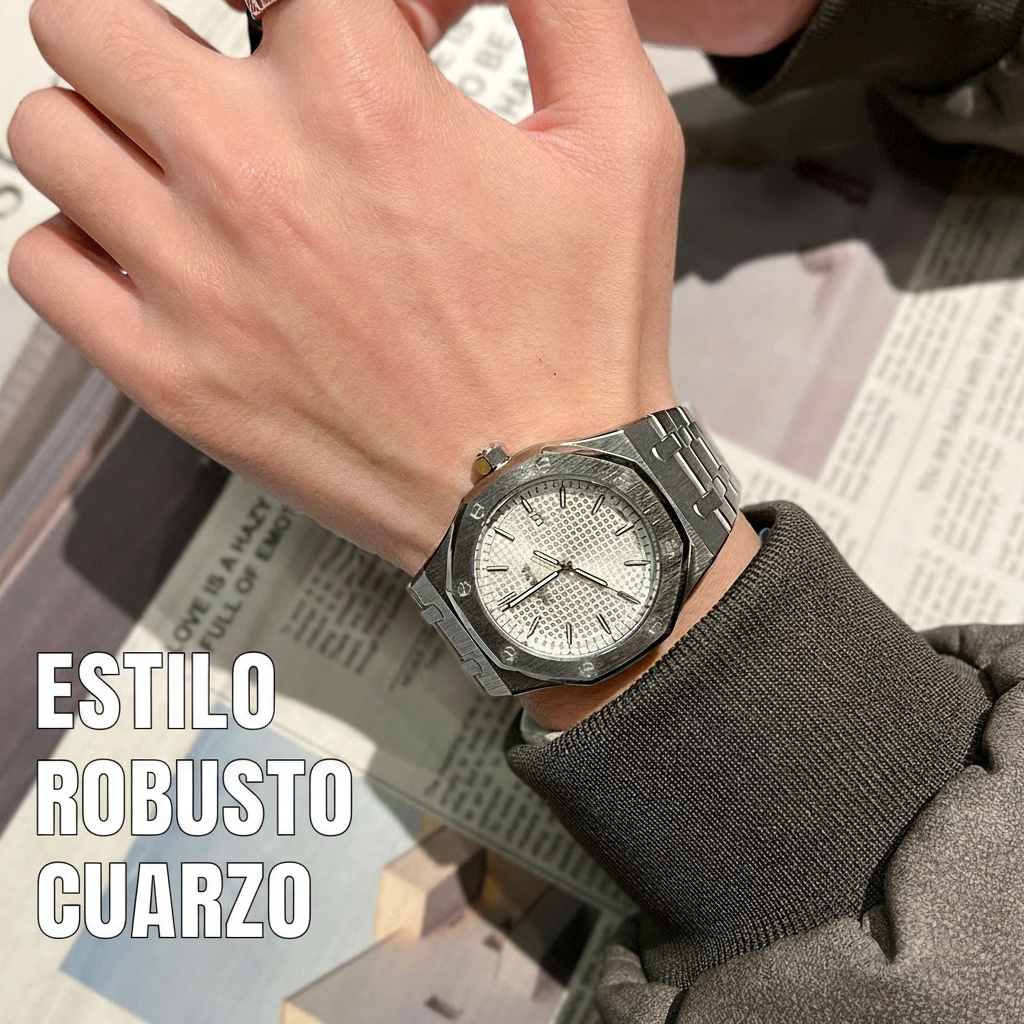 Reloj de hombre AIMANA cuarzo acero inoxidable 40.5mm - 3