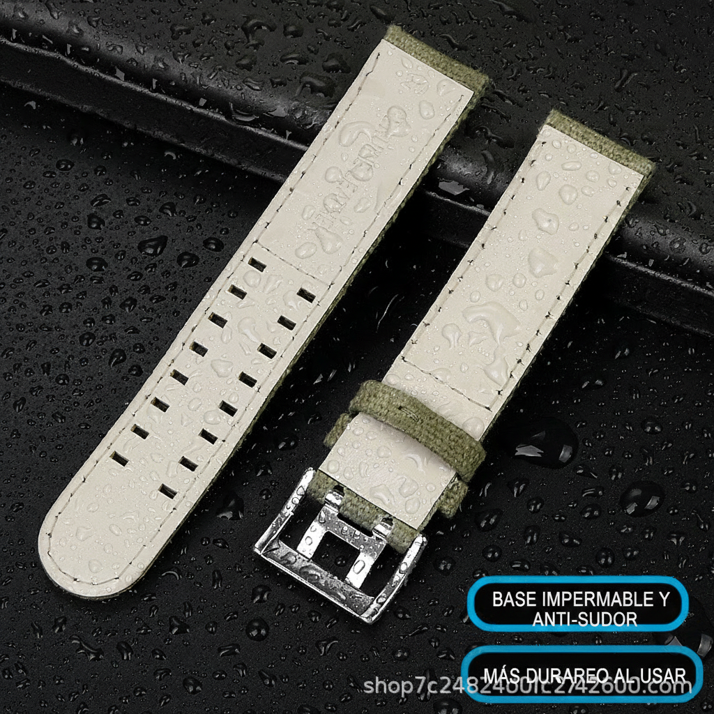 Correa de nylon para Hamilton Khaki Field 20mm y 22mm - 2