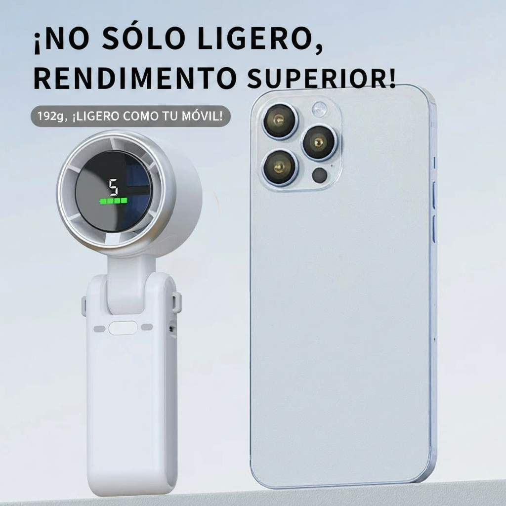 Mini Ventilador Portátil USB Plegable con Motor sin Escobillas - 3