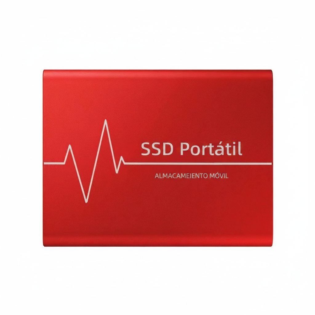 Disco Duro Externo SSD Ultradelgado Carcasa Metal - 4