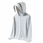 Chamarra Antisolár UPF50+ Ligera Unisex con Capucha - 1