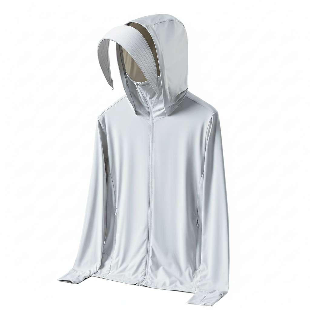 Chamarra Antisolár UPF50+ Ligera Unisex con Capucha - 1
