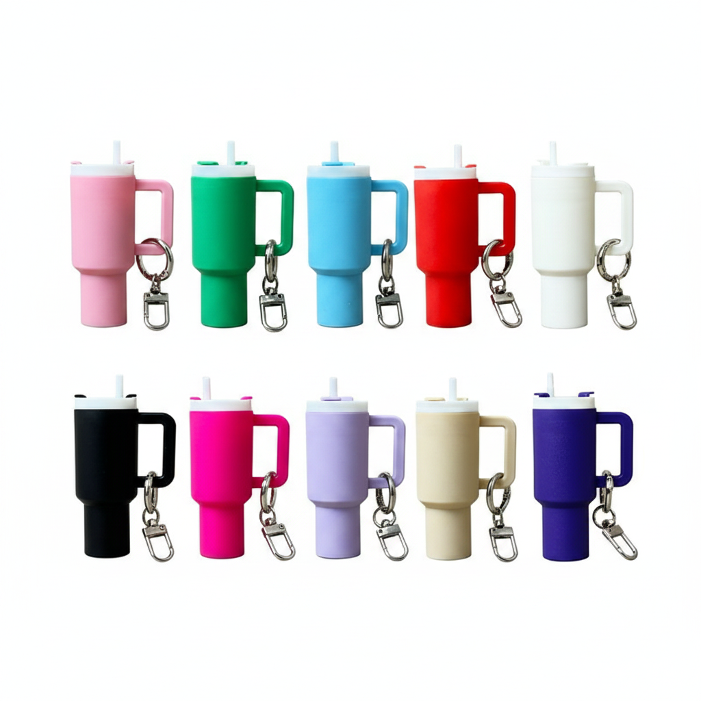 Llavero Mini Vaso Térmico Desmontable con Arillo - 1