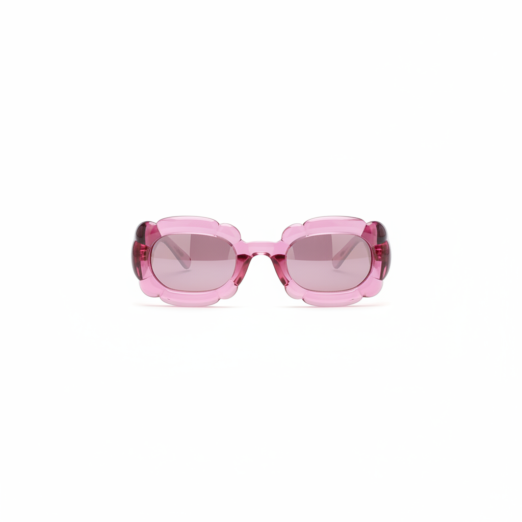 Lentes de Sol Estilo Pétalo Marco Oval UV400 Unisex - 1