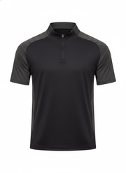 Playera Deportiva Hombre Media Cremallera Cuello Alto - 1