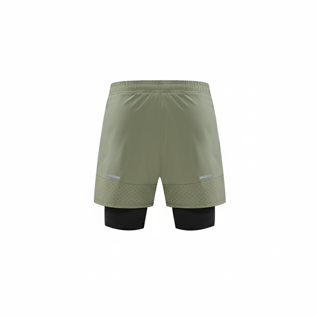 Short Deportivo Hombre con Forro Interior Secado Rápido - 3