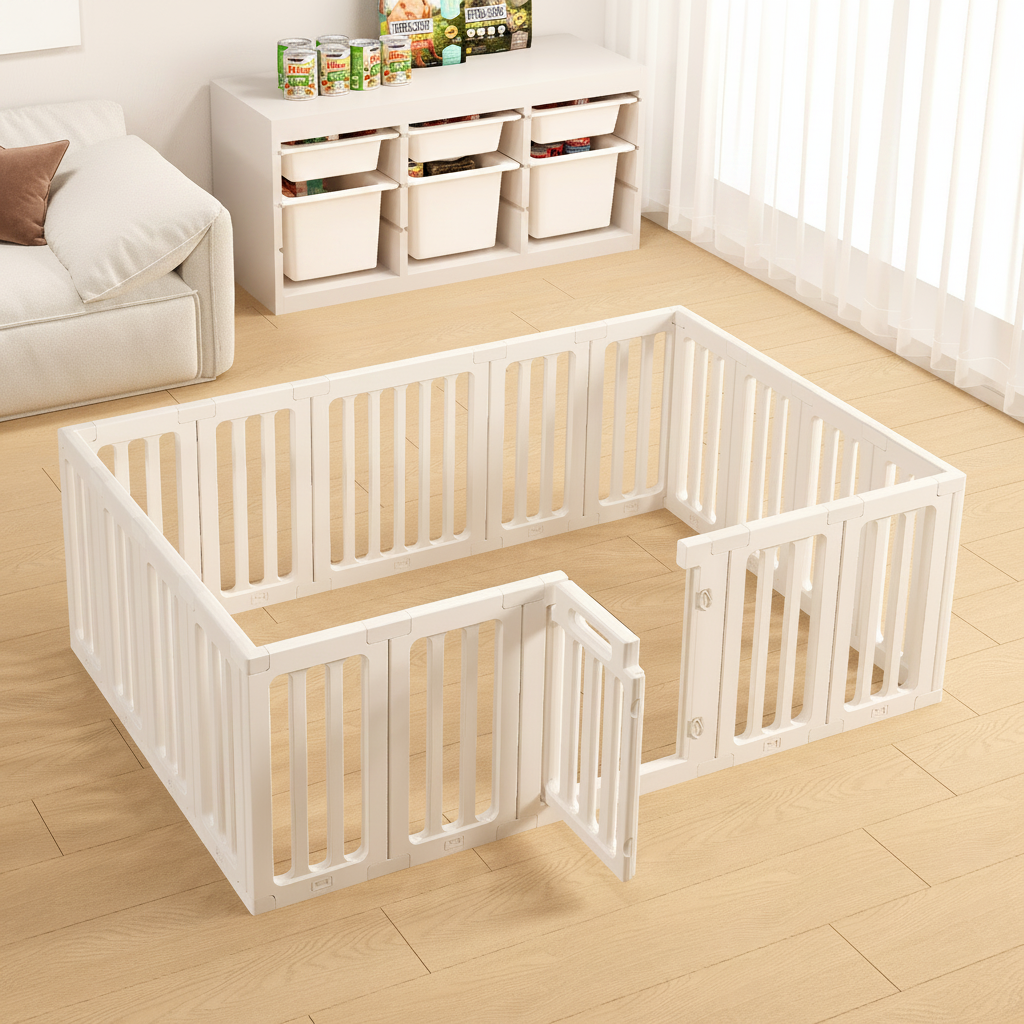 Corral para perros pequeños con puerta anti-escape HDPE - 2