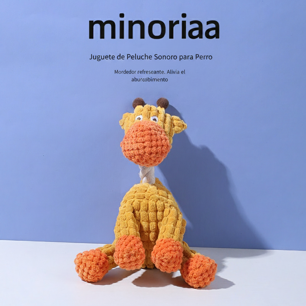 Juguete de Peluche Sonoro para Perro con Tela Mordedora - 3