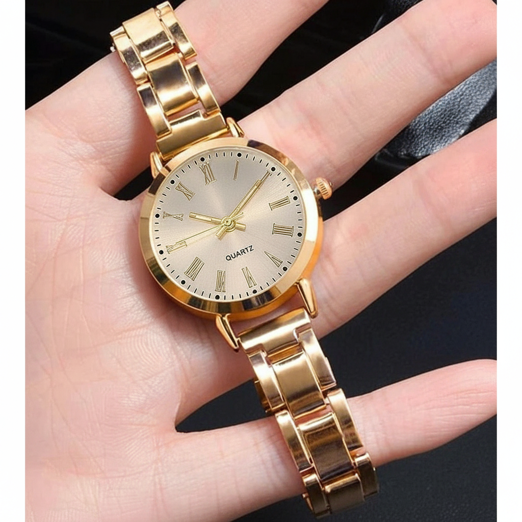 Reloj de Mujer con Pulsera de Cristal Set Elegante - 2