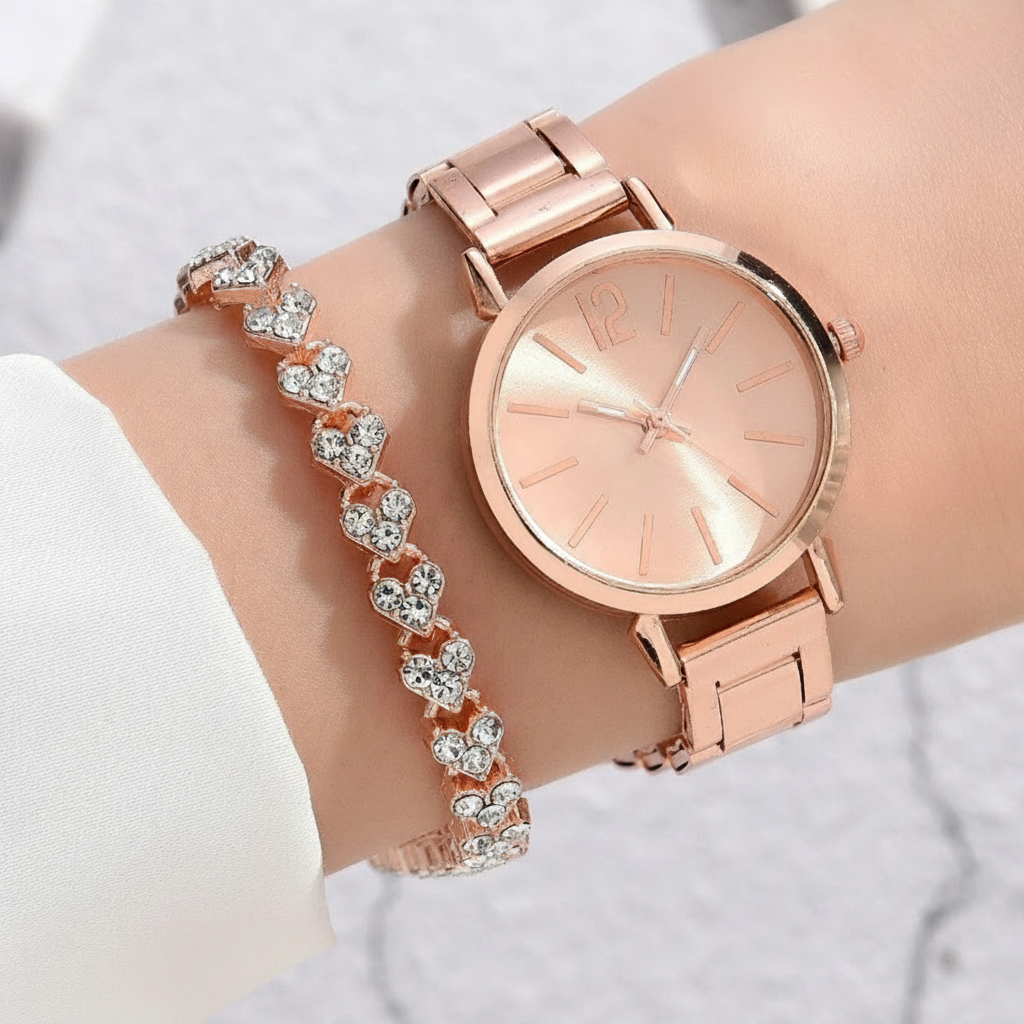 Reloj de Mujer Elegante con Pulsera de Moda - 3
