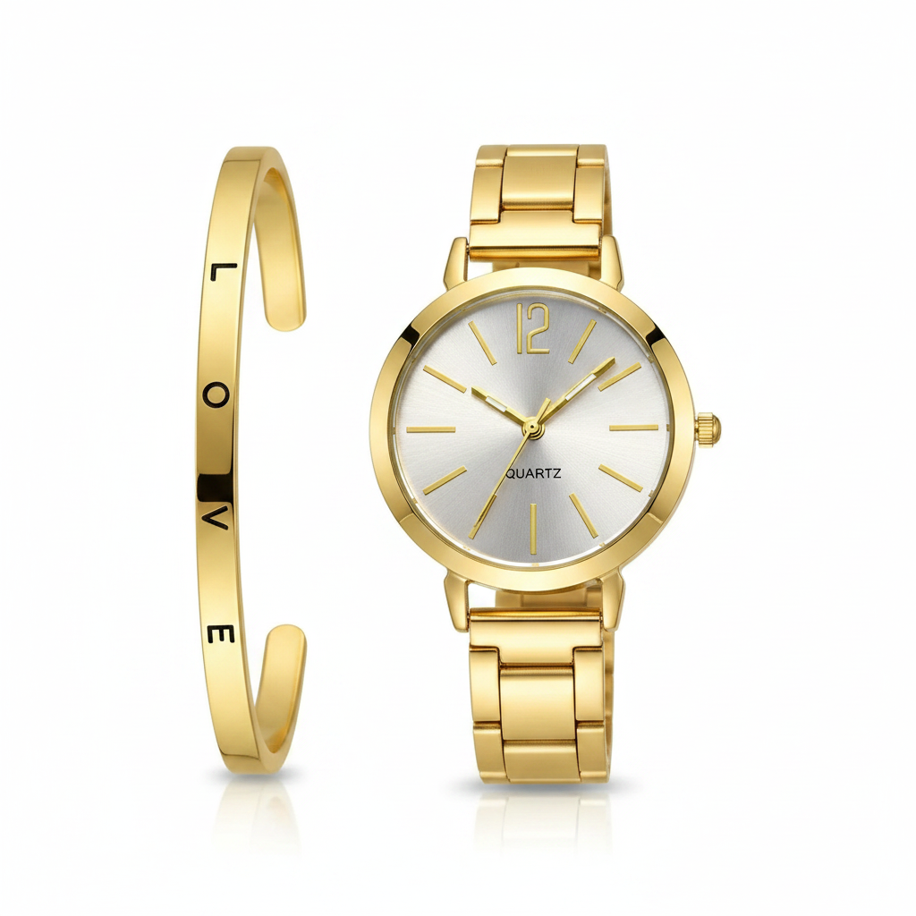 Reloj de Mujer Elegante con Pulsera de Moda - 1