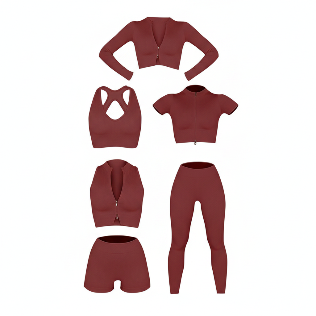 Conjunto deportivo sin costuras de alto impacto mujer - 1