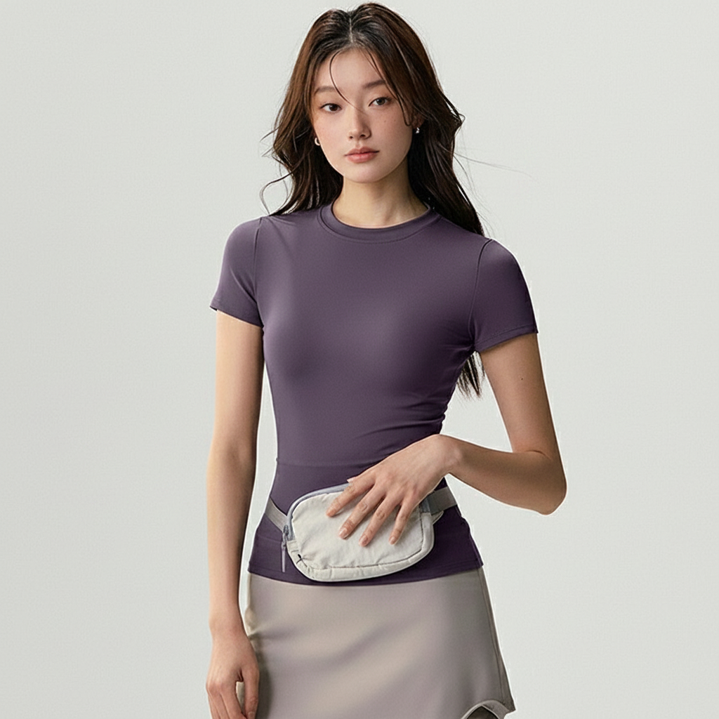 Playera Deportiva Entallada de Secado Rápido para Mujer - 3