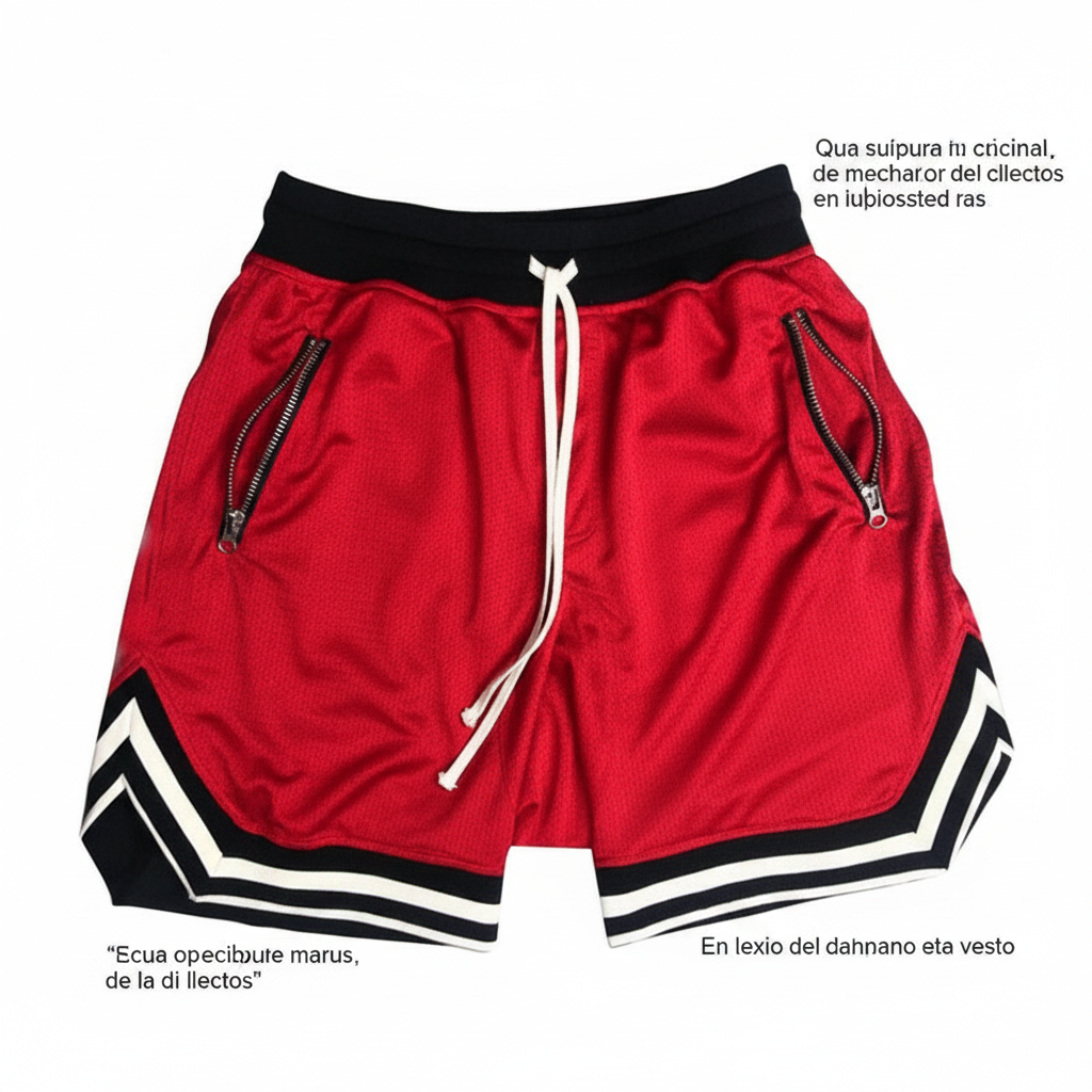 Short Deportivo de Malla para Hombre Transpirable - 3