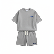 Conjunto Deportivo Waffle Hombre Playera y Short Casual - 1