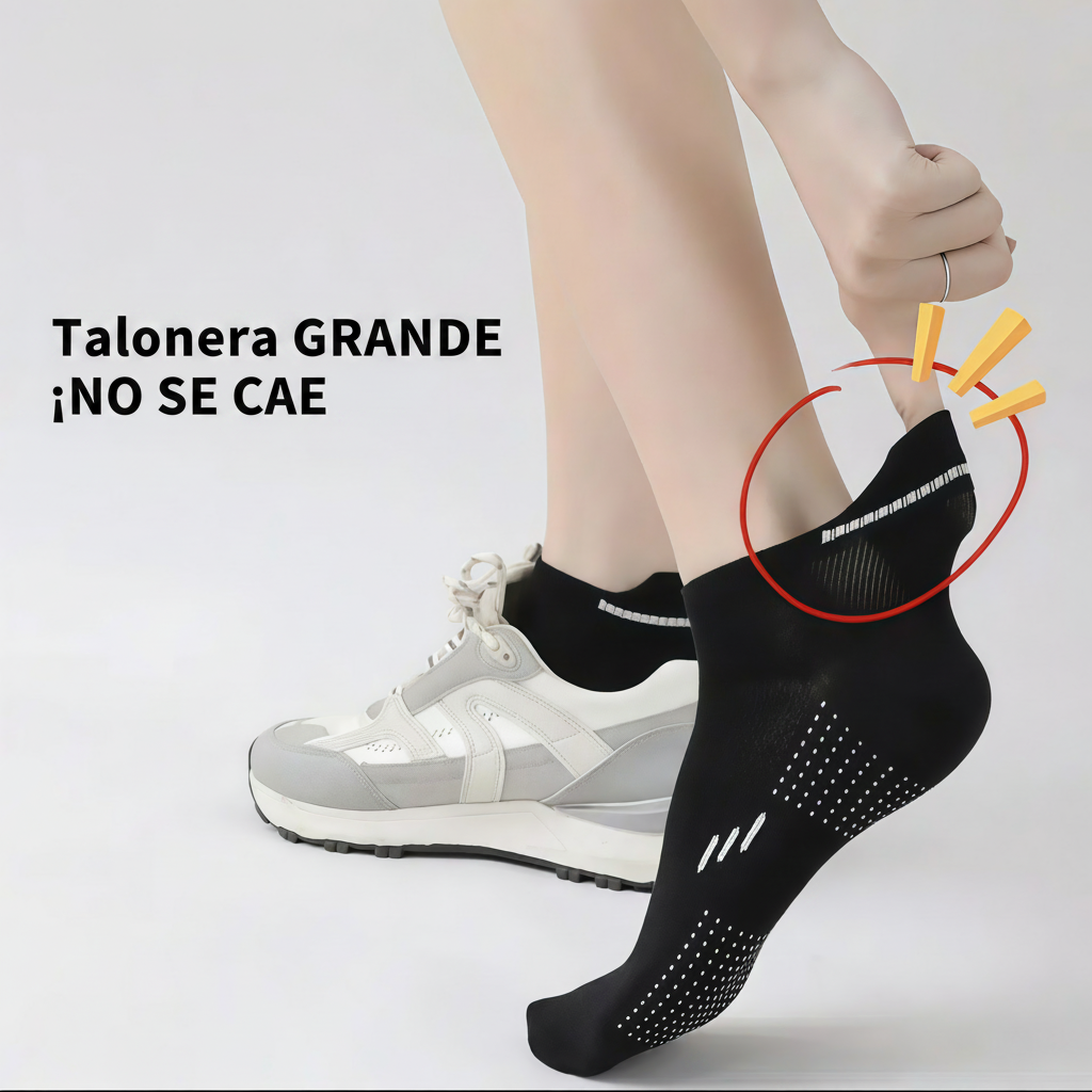 Calcetines deportivos antibacteriales hombre talla única - 3