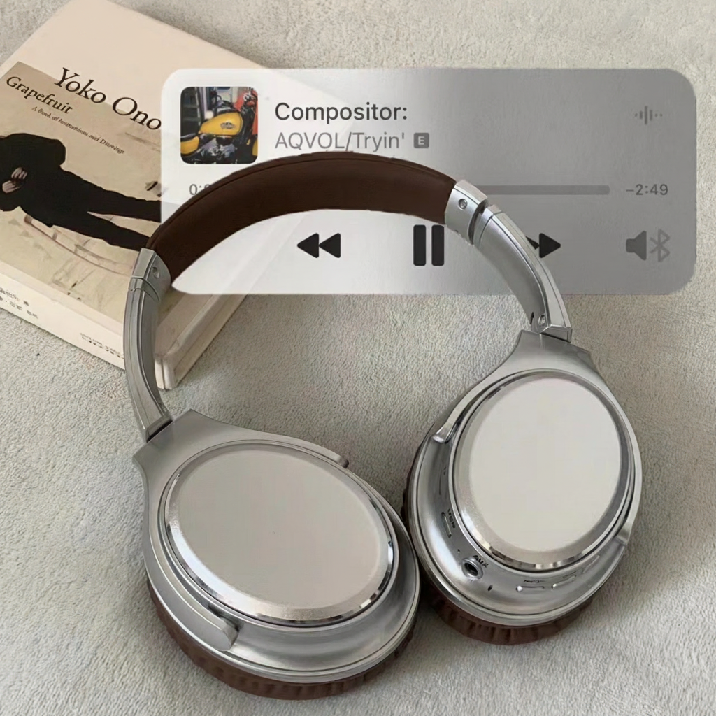 Audífonos Bluetooth 5.0 VJ901 Estilo Retro Inalámbricos - 2