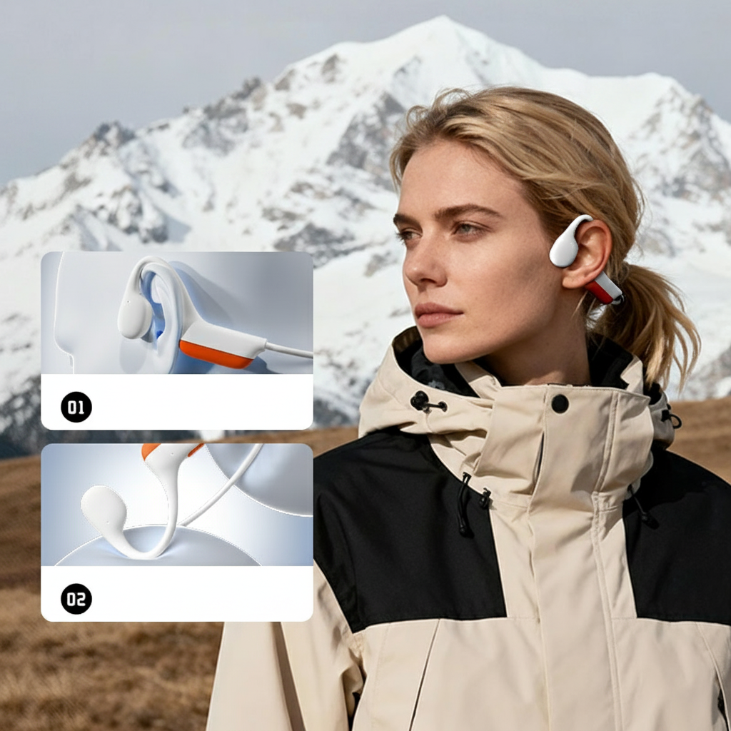 Audífonos Bluetooth Open-Ear para Deporte IPX5 - 2