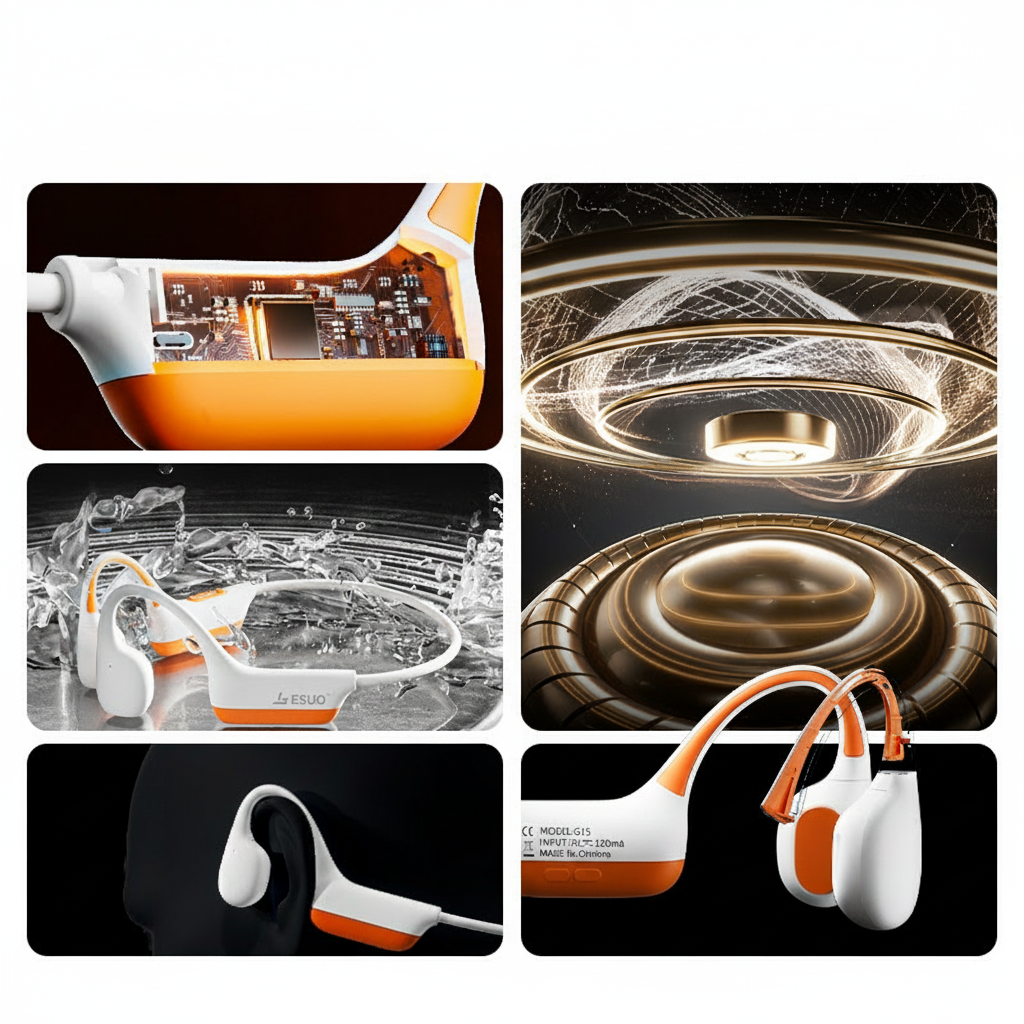 Audífonos Bluetooth Open-Ear para Deporte IPX5 - 4