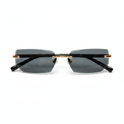 Lentes de Sol Sin Marco Estilo Business Corte Diamante - 1