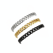 Pulsera Cubana de Acero Inoxidable Estilo Hip Hop - 1
