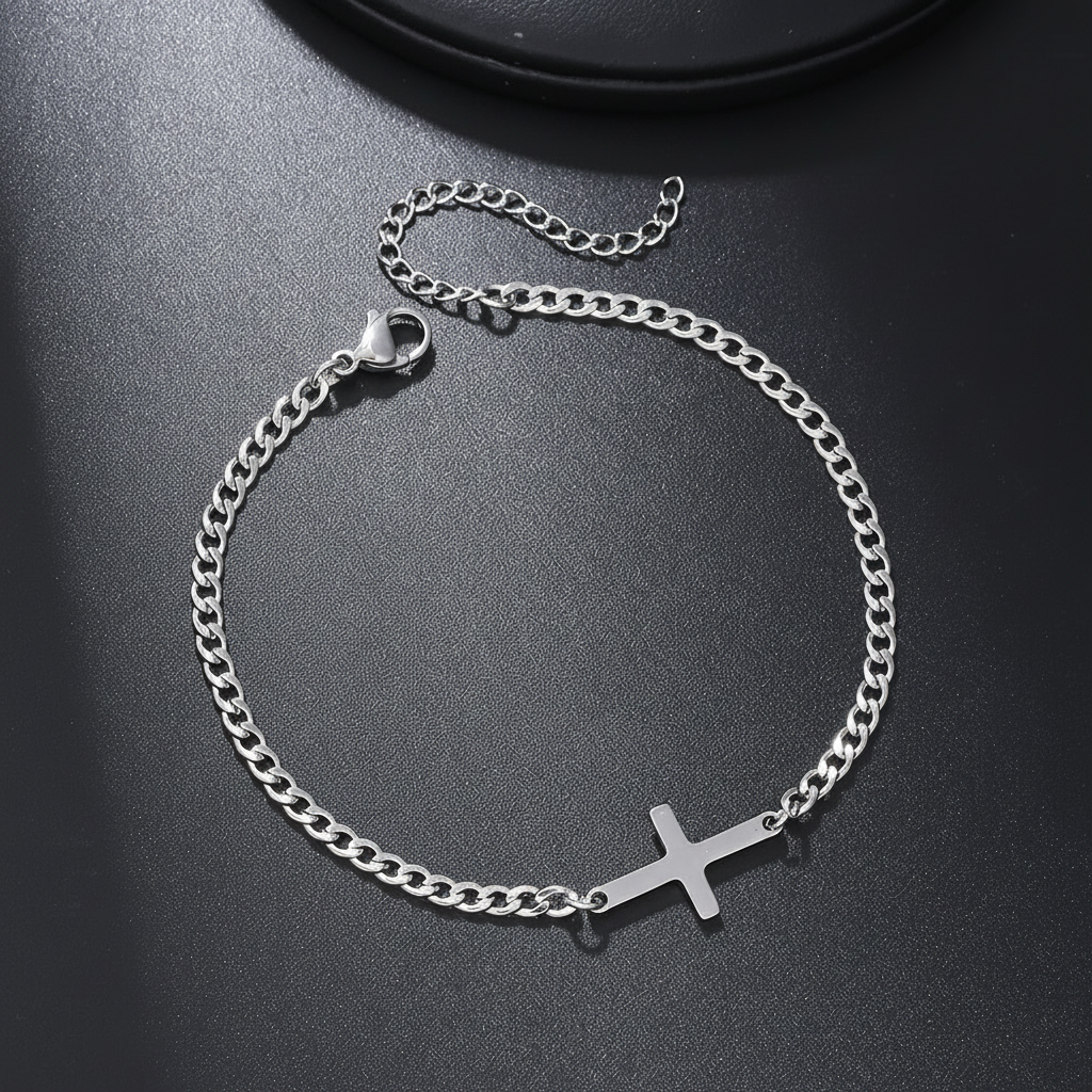 Pulsera Geométrica de Acero Inoxidable Unisex - 2