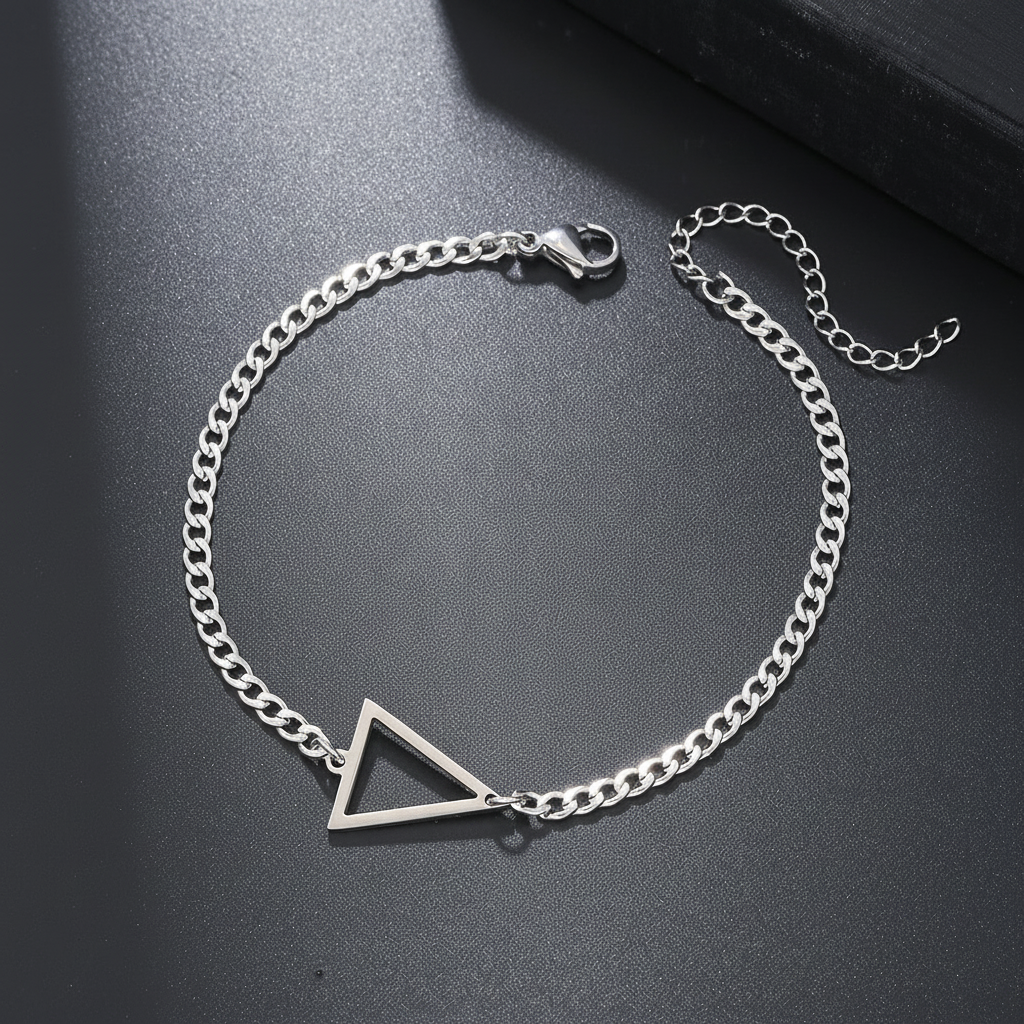 Pulsera Geométrica de Acero Inoxidable Unisex - 3