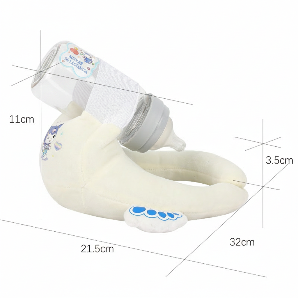 Almohada de lactancia en U para bebé multifuncional - 3