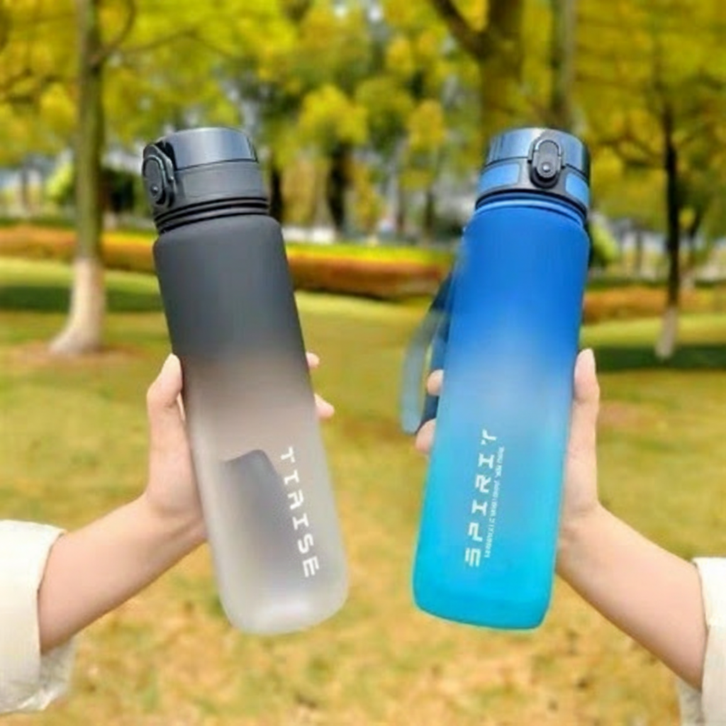 Botella deportiva con filtro de té y cordón 650ml/1L - 2