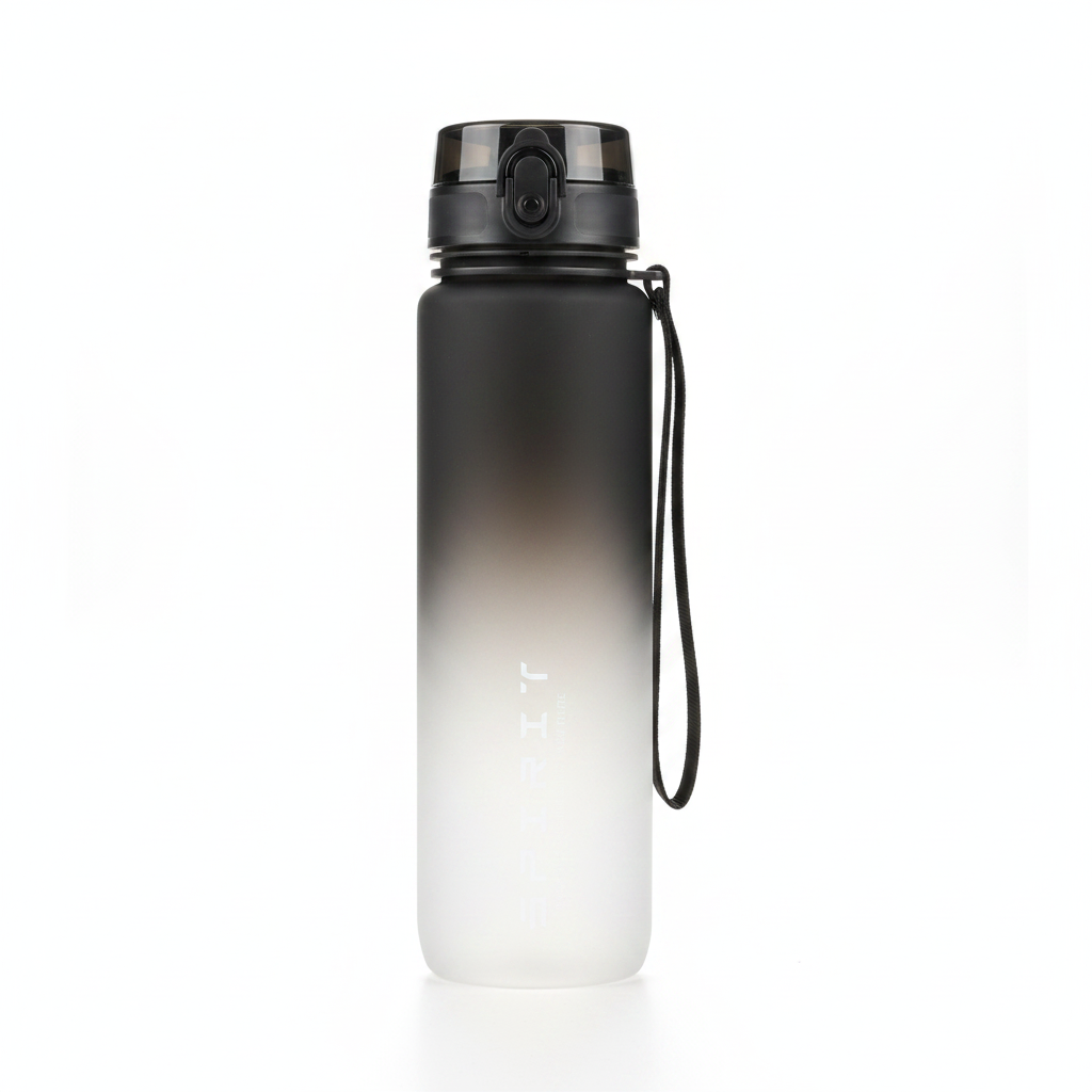 Botella deportiva con filtro de té y cordón 650ml/1L - 1