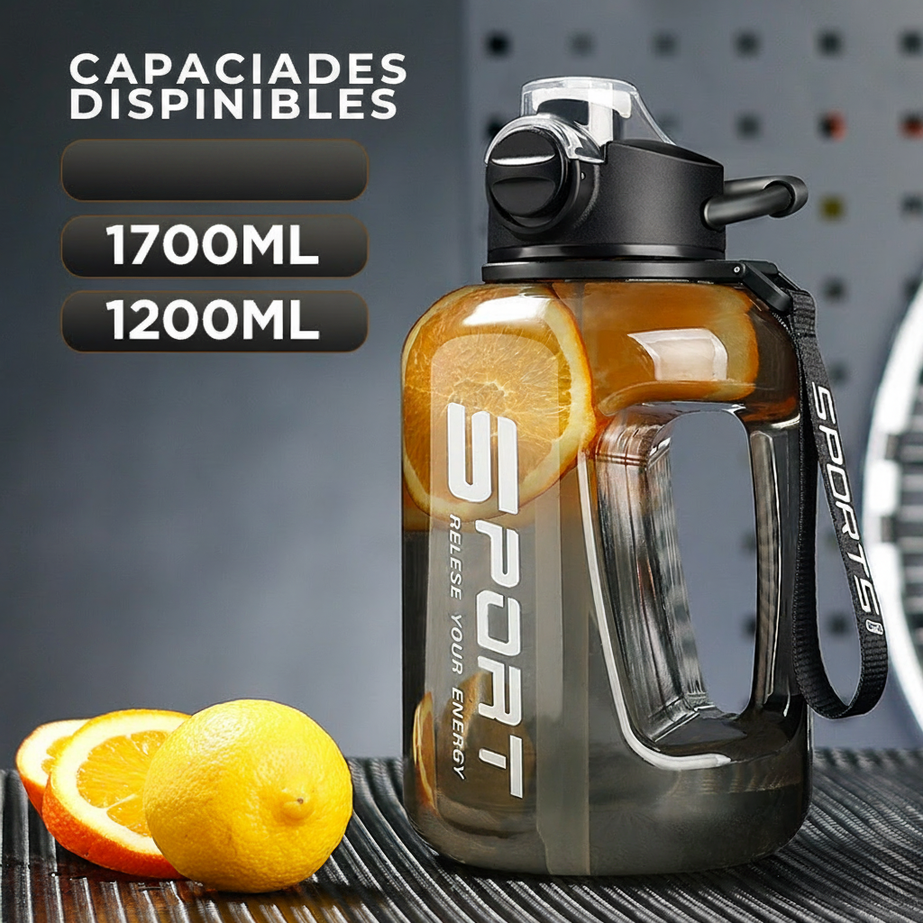 Botella deportiva con popote gran capacidad PC - 2