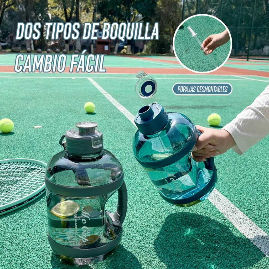 Botella Deportiva de Gran Capacidad 1.6 L y 2.4 L - 2