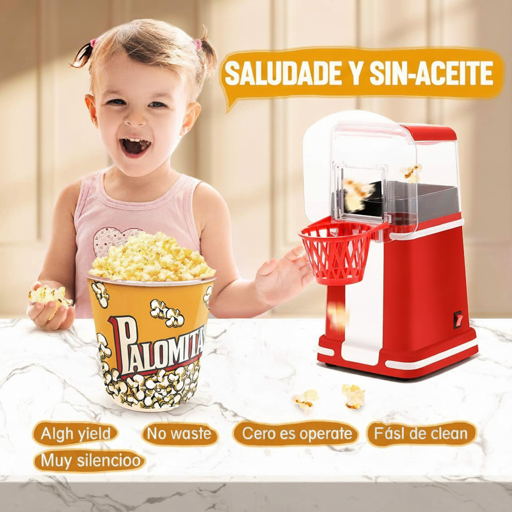 Máquina para palomitas estilo canasta 1200W - 5