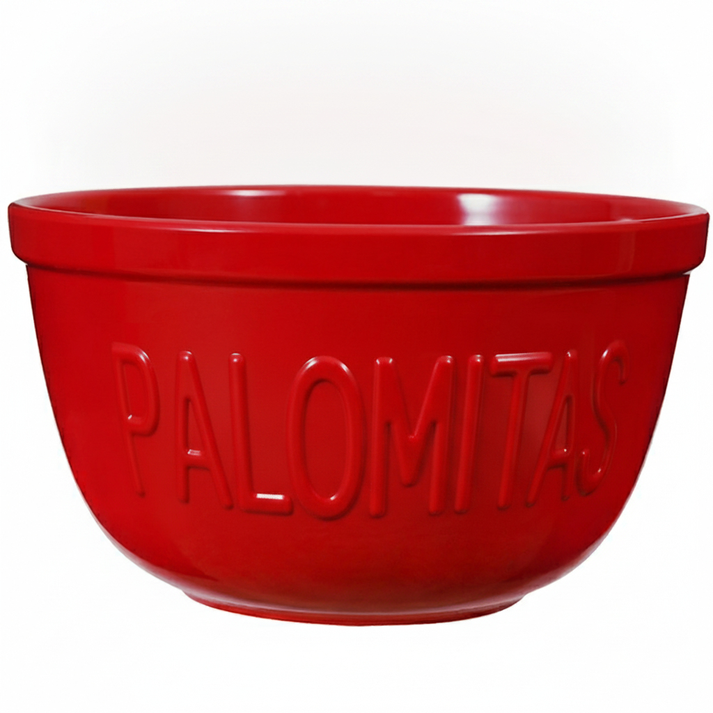 Tazón de palomitas melamina rojo 750 ml y 3.5 L - 11