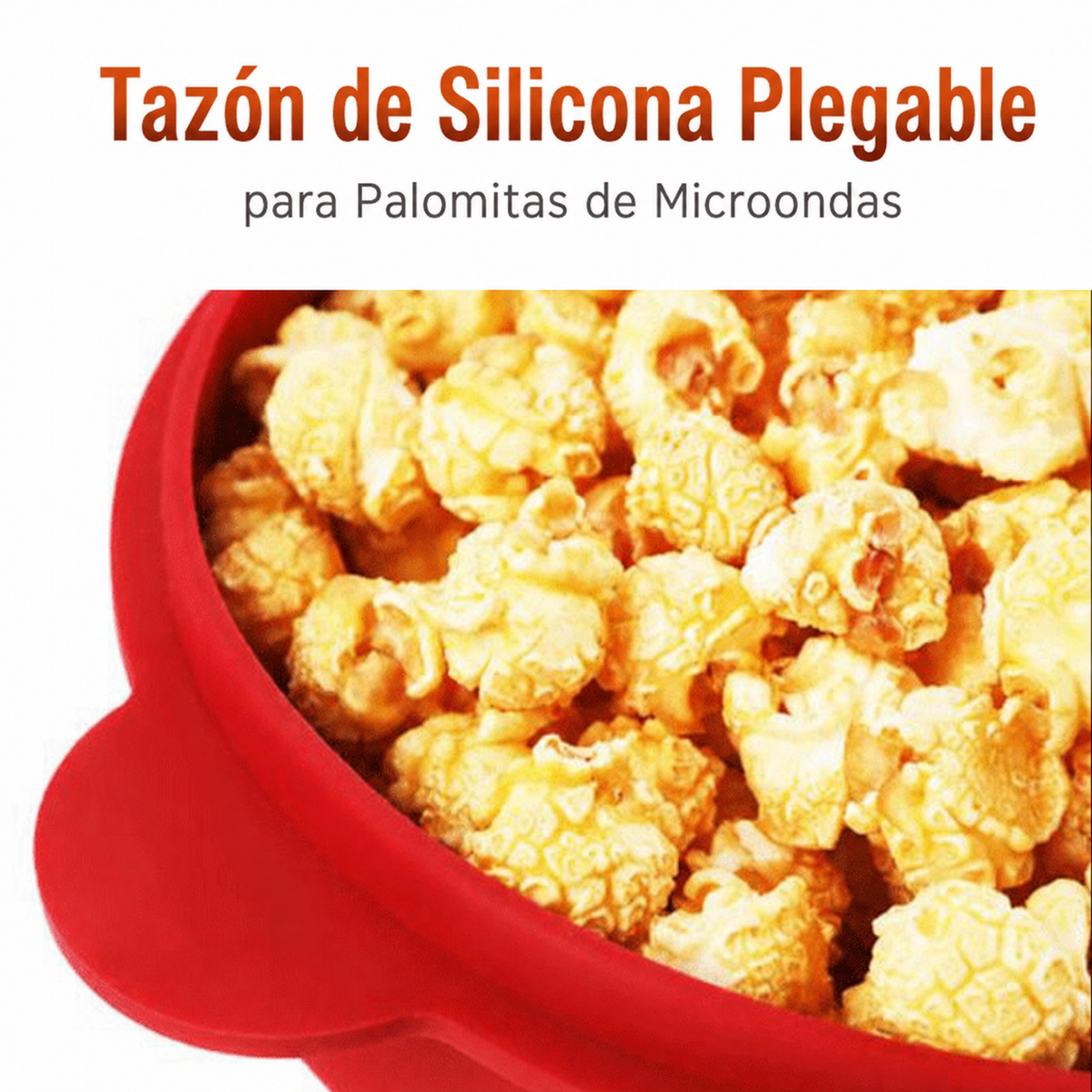 Bowl de Silicona Plegable para Palomitas de Microondas - 2