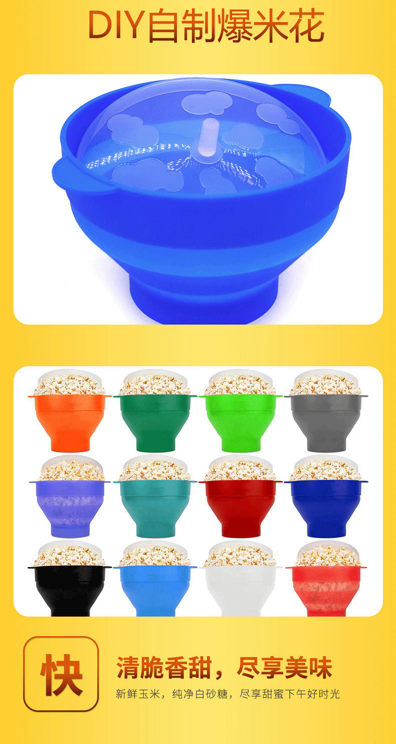 Bowl de Silicona Plegable para Palomitas de Microondas - 14