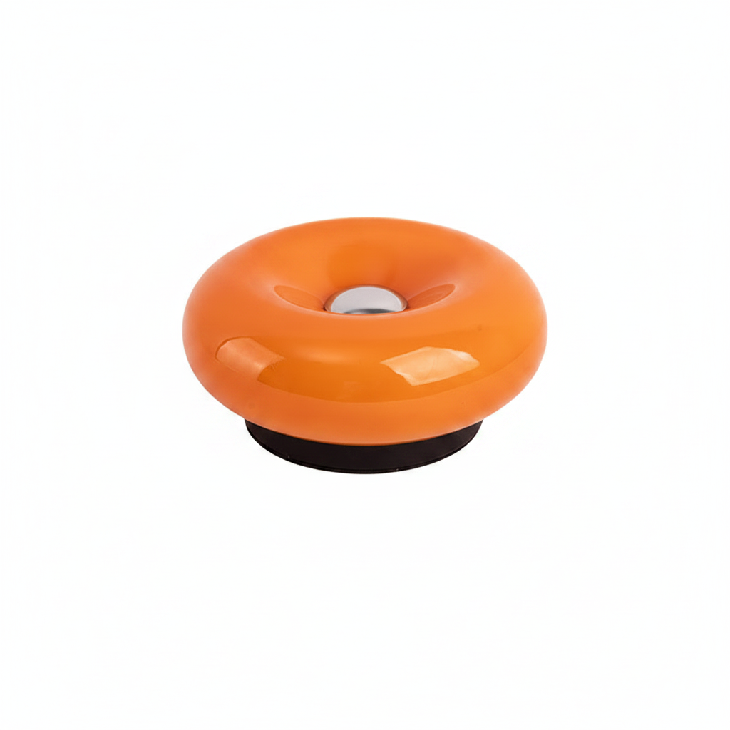 Lámpara LED táctil de vidrio diseño dona con 3 colores - 9