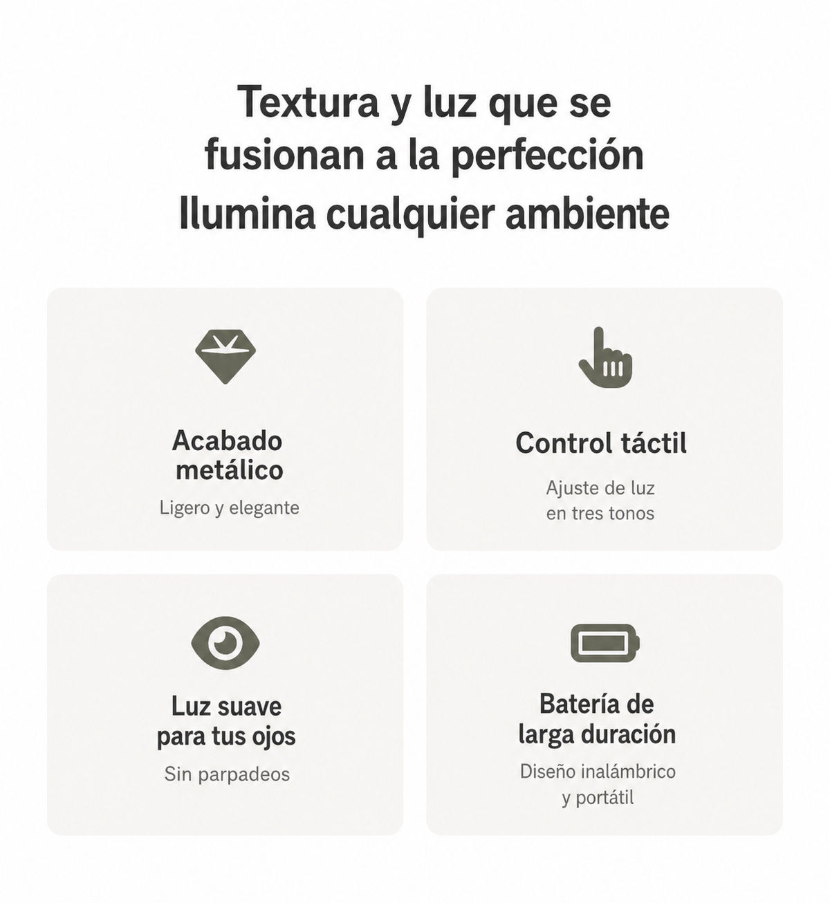 Lámpara de Mesa Tipo Hongo con Carga USB-C - 10