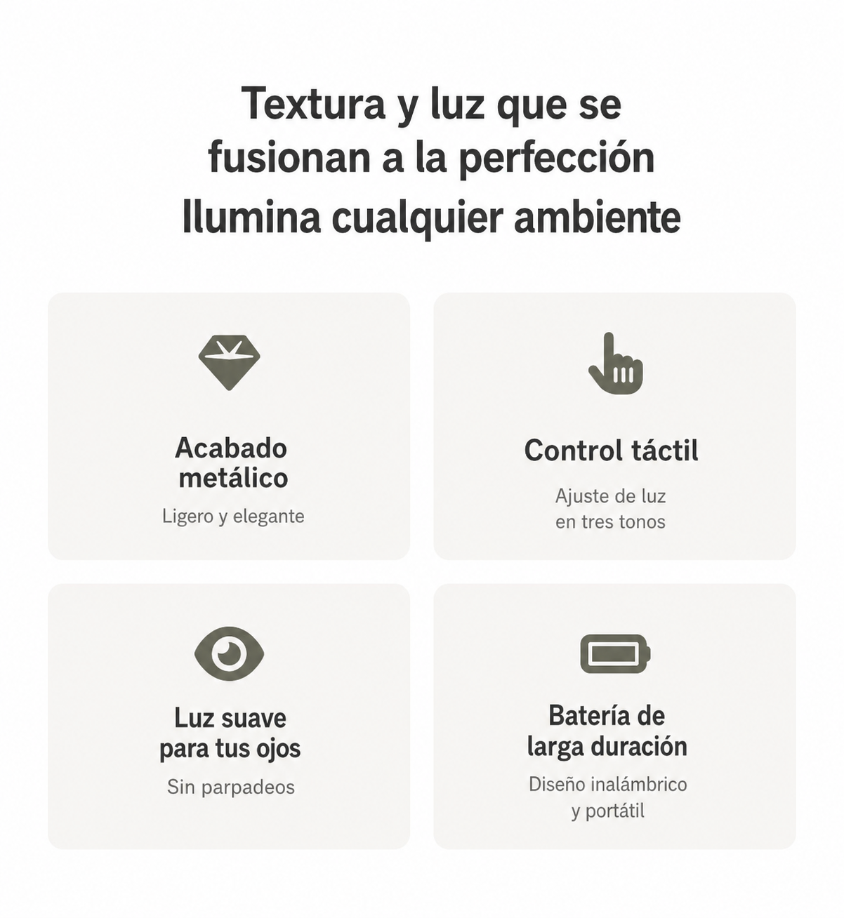 Lámpara de Mesa Tipo Hongo con Carga USB-C - 10