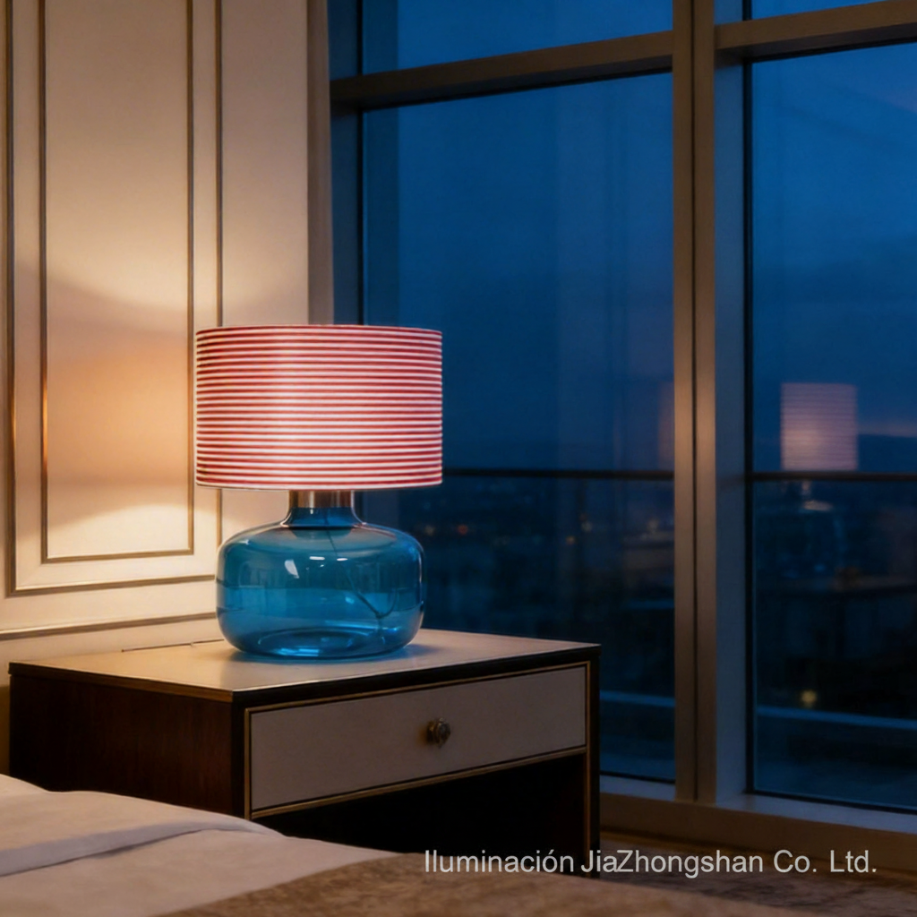 Lámpara de Mesa Vintage Bauhaus con Pantalla de Vidrio - 4