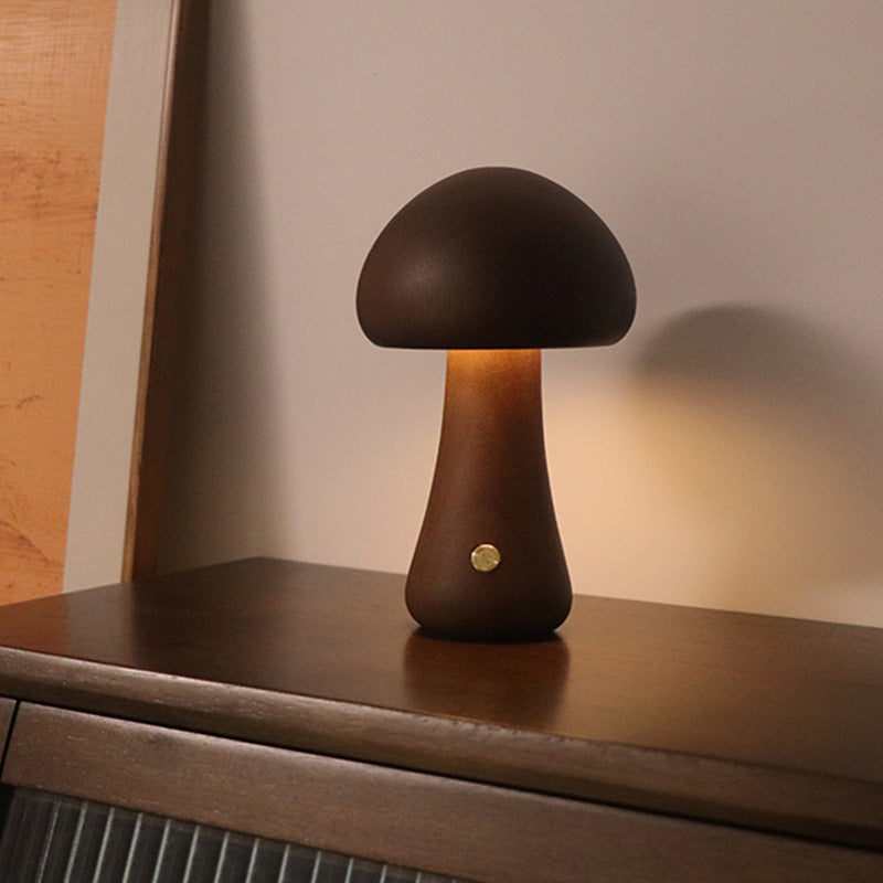 Lámpara Hongo LED Luz Nocturna Táctil Decorativa