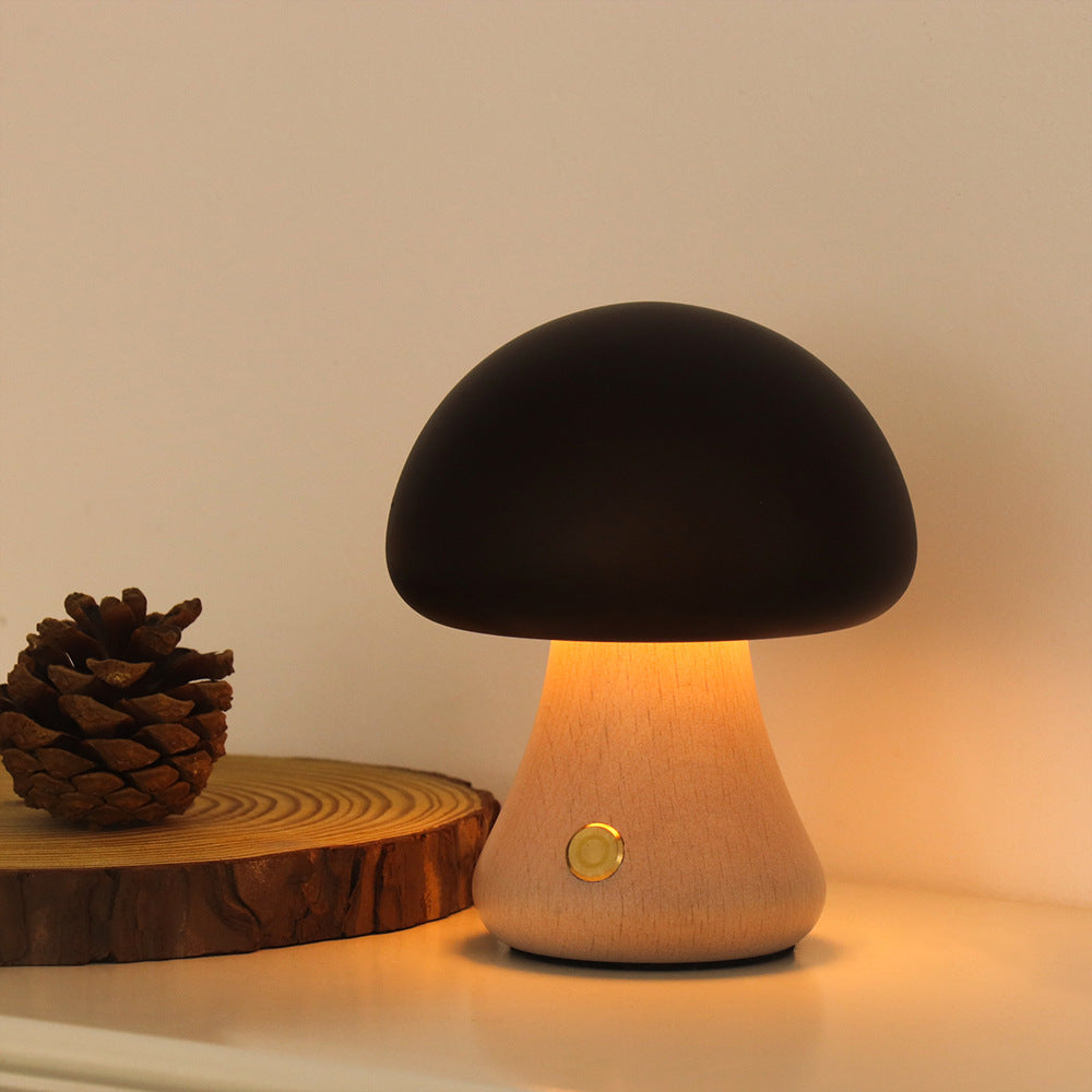 Lámpara Hongo LED Luz Nocturna Táctil Decorativa