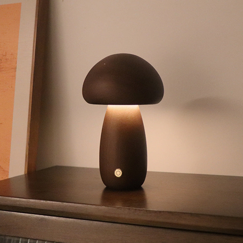 Lámpara Hongo LED Luz Nocturna Táctil Decorativa