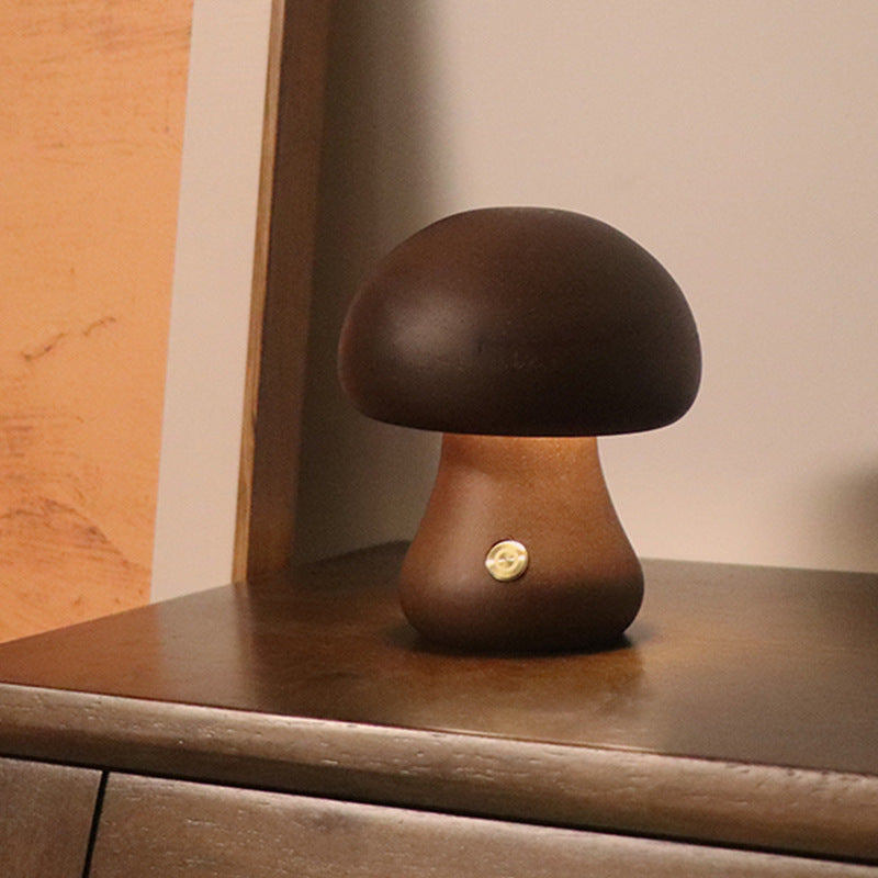 Lámpara Hongo LED Luz Nocturna Táctil Decorativa