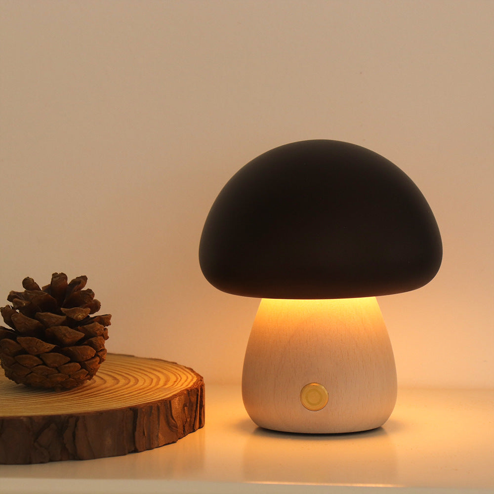 Lámpara Hongo LED Luz Nocturna Táctil Decorativa