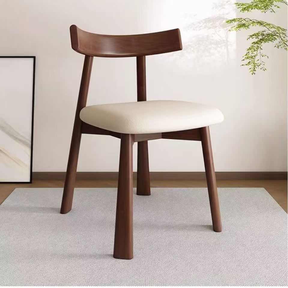 Silla Nórdica de Comedor con Respaldo y Asiento Tapizado